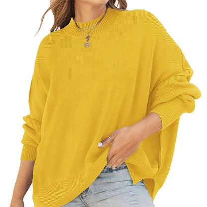 Damen Oversized Pullover Rippenmuster Norvielle