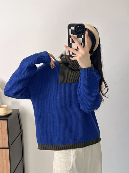 Damen Pullover Rollkragen Strukturiert Norvielle
