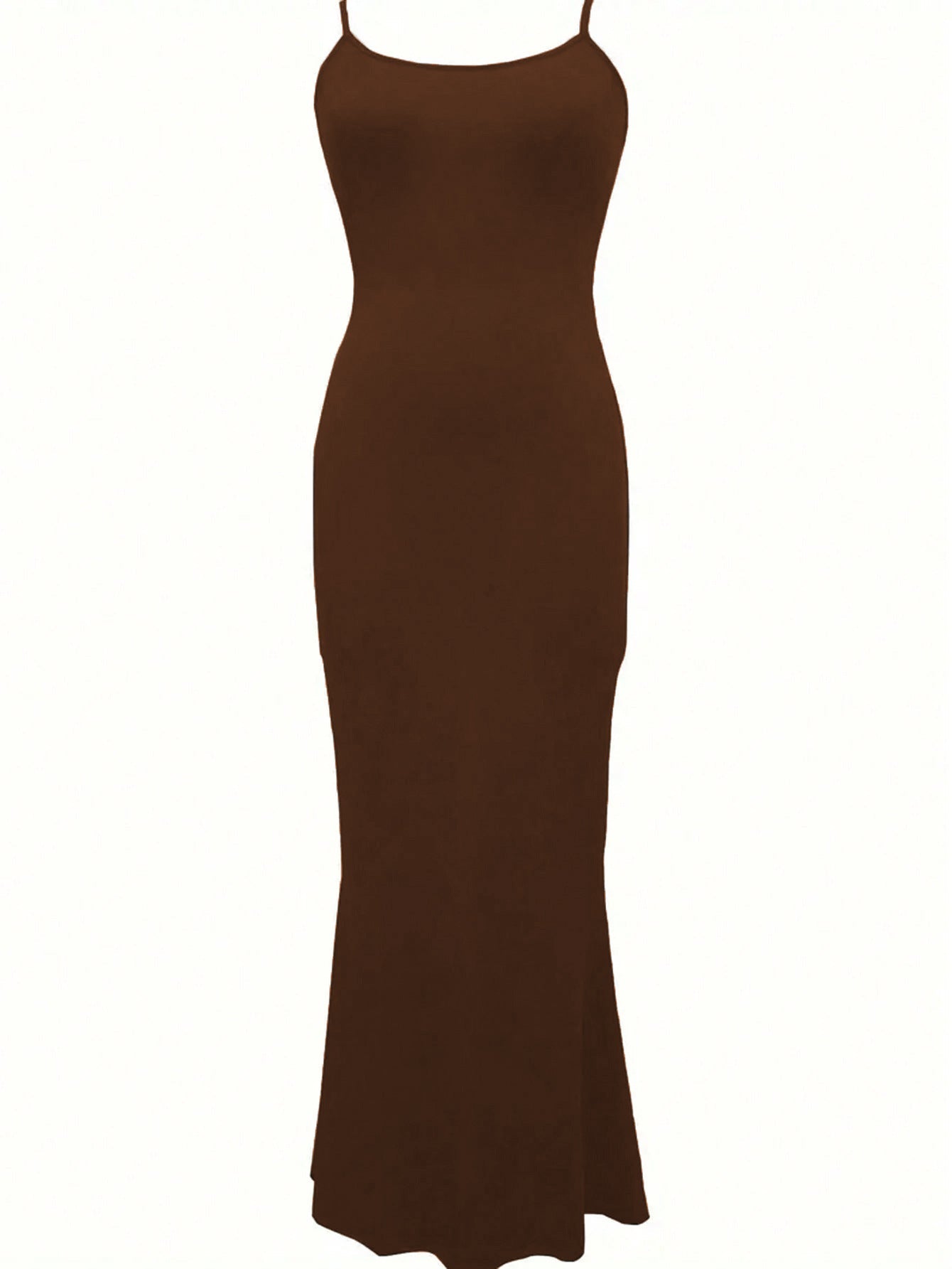 Damen Maxikleid schmale Träger fließend Norvielle