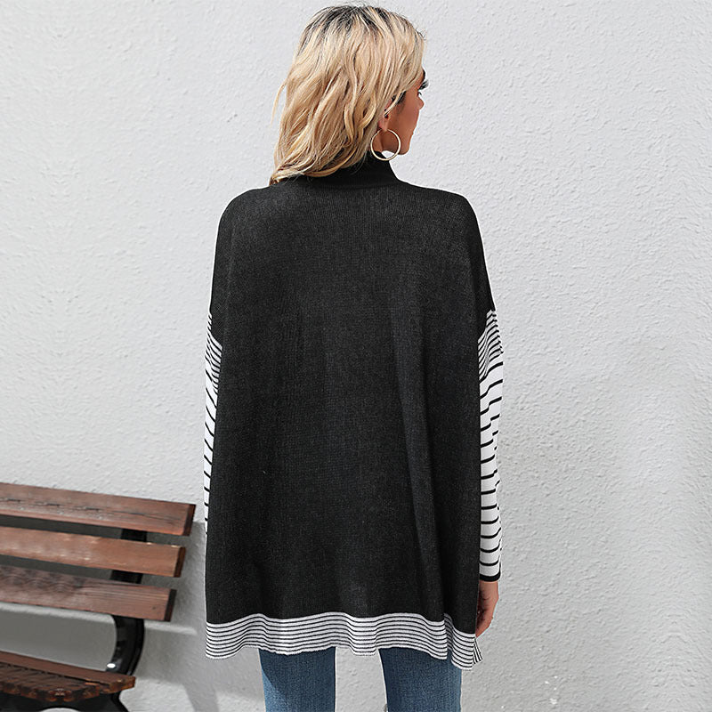 Damen Strickpullover Lässiges Streifenmuster Bequem