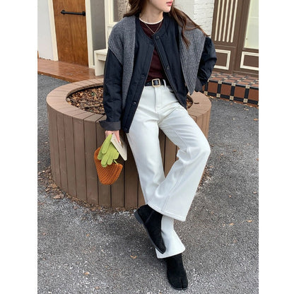 Damen Übergangsjacke Norvielle Lässig Knöpfe Elegant