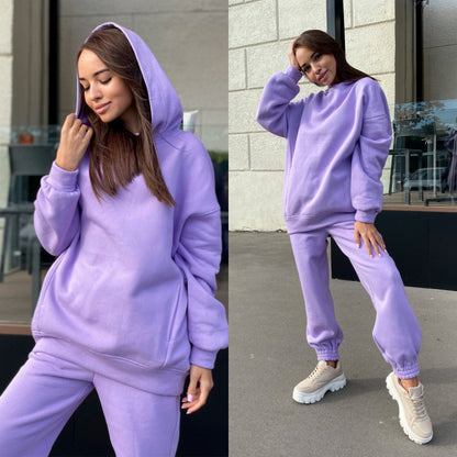 Damen Sportliches Hoodie Jogginghose Set Norvielle
