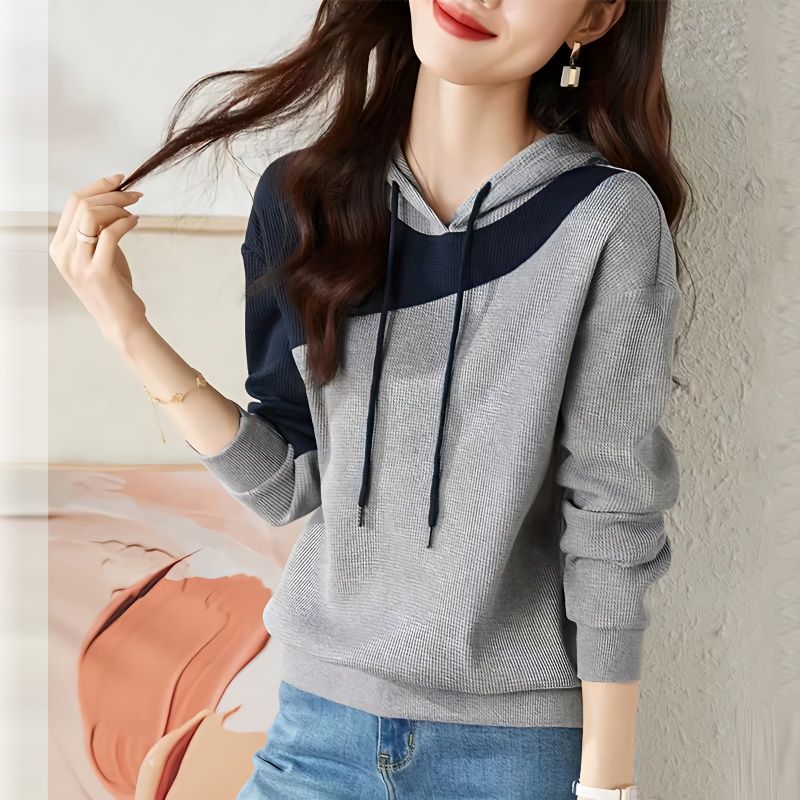 Damen Hoodie Strukturiertes Design Norvielle - Norvielle
