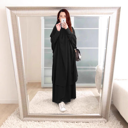 Damen Langarmkaftan Elegant Weit Norvielle