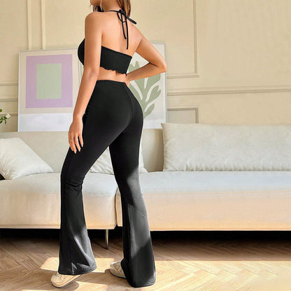 Damen Sport Set Hautfreundliches und Figurbetonter Hosenanzug