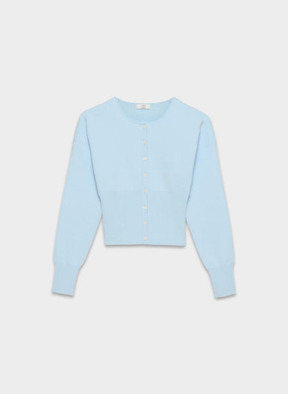 Damen Strickjacke Eng geschnitten Knopfleiste Norvielle