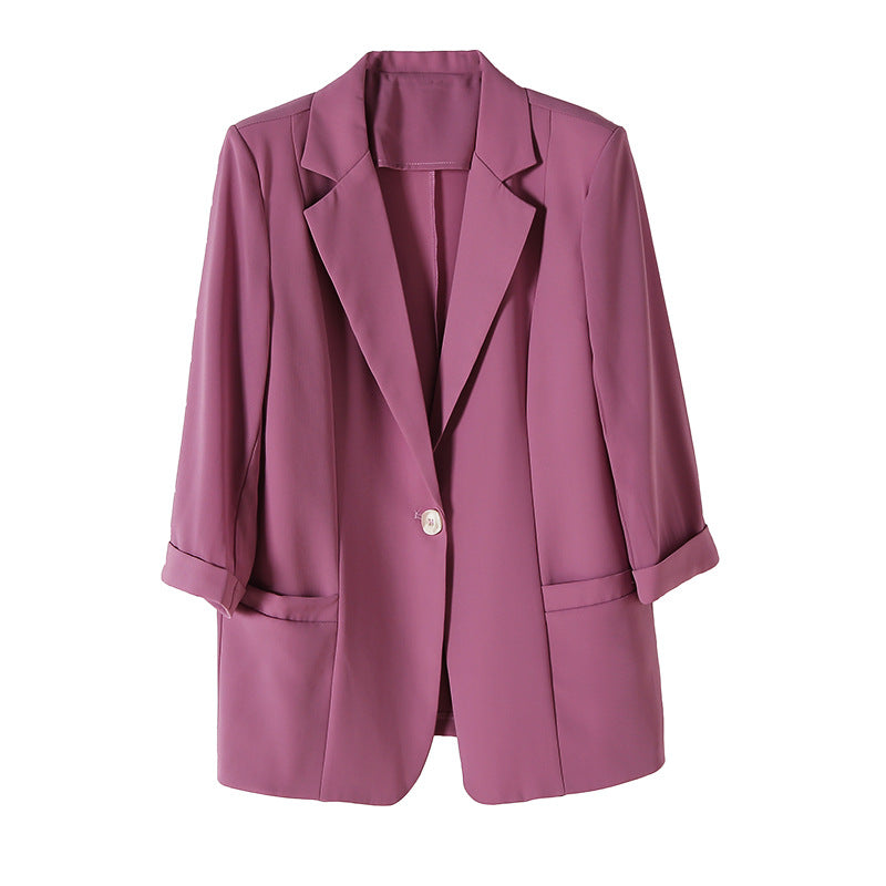 Damen Oversized-Jacke Längsärmelig Norvielle
