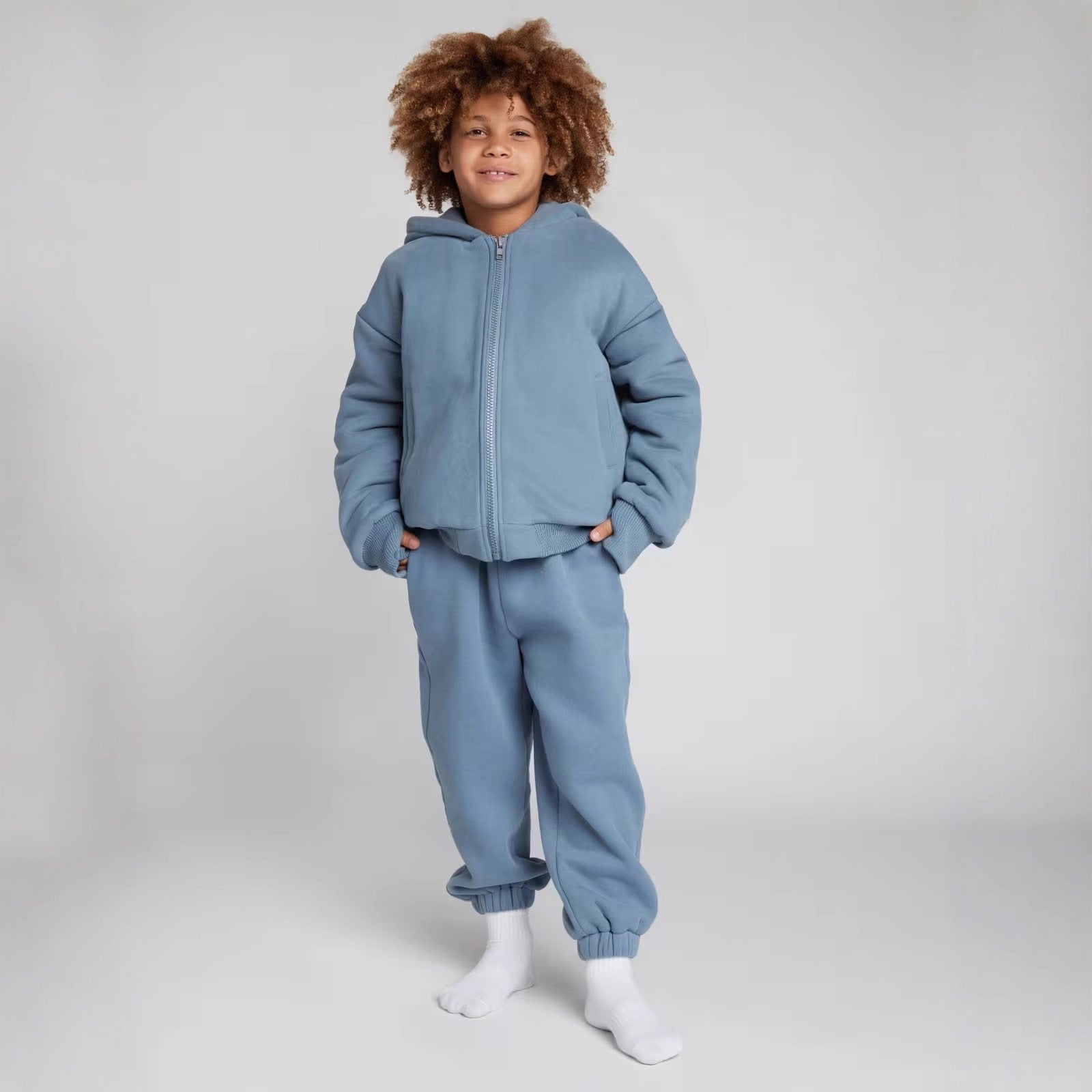 Damen Oversized Kapuzenjacke Norvielle Baumwolle Lässig Schwarz - Norvielle