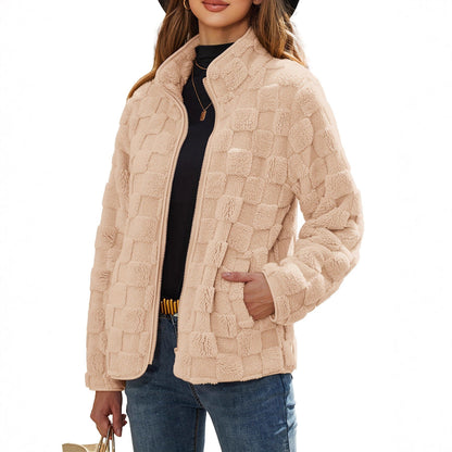 Damen Fleecejacke Strukturiert Seitentaschen Norvielle - Norvielle