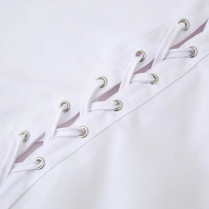 Damen Bluse Dekoratives Schnürdetail Norvielle