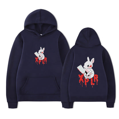 Damen Kapuzensweater Cartoon-Motiv Bequem Norvielle