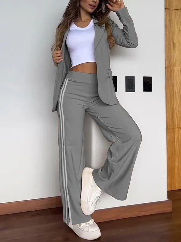Damen Anzug-Set Elastischer Bund Sportlich