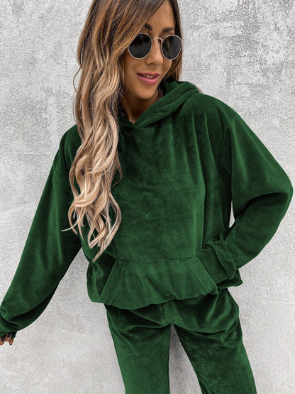 Damen Fleece-Hoodie Kuschelig Lässig Norvielle
