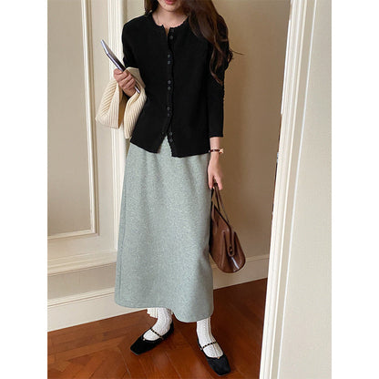 Damen Strickjacke Knopfleiste Norvielle