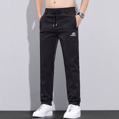 Herren Sportliche Freizeithose Verstellbarer Kordelzug Seitliche