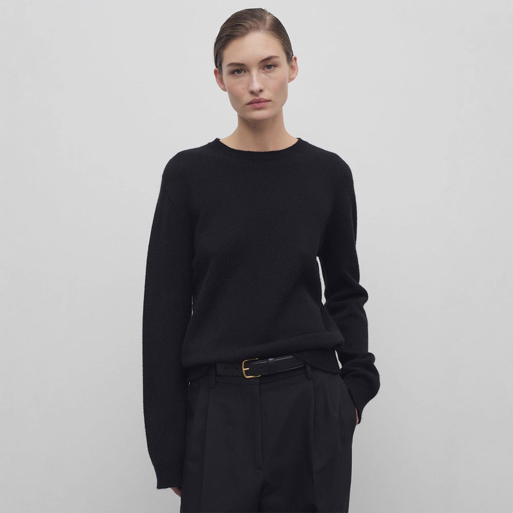 Damen Strickpullover Wolle Fein Norvielle