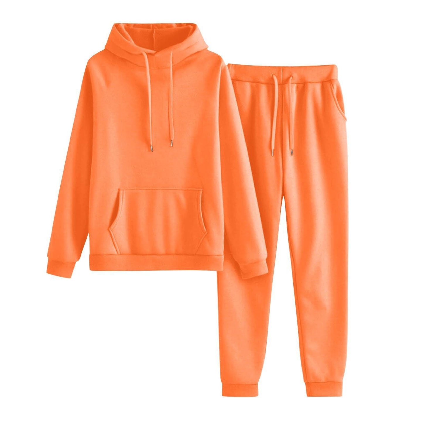 Damen Hoodie Jogginghose Set Lässig Mit Taschen Norvielle