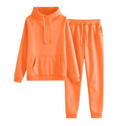 Damen Hoodie Jogginghose Set Lässig Mit Taschen Norvielle