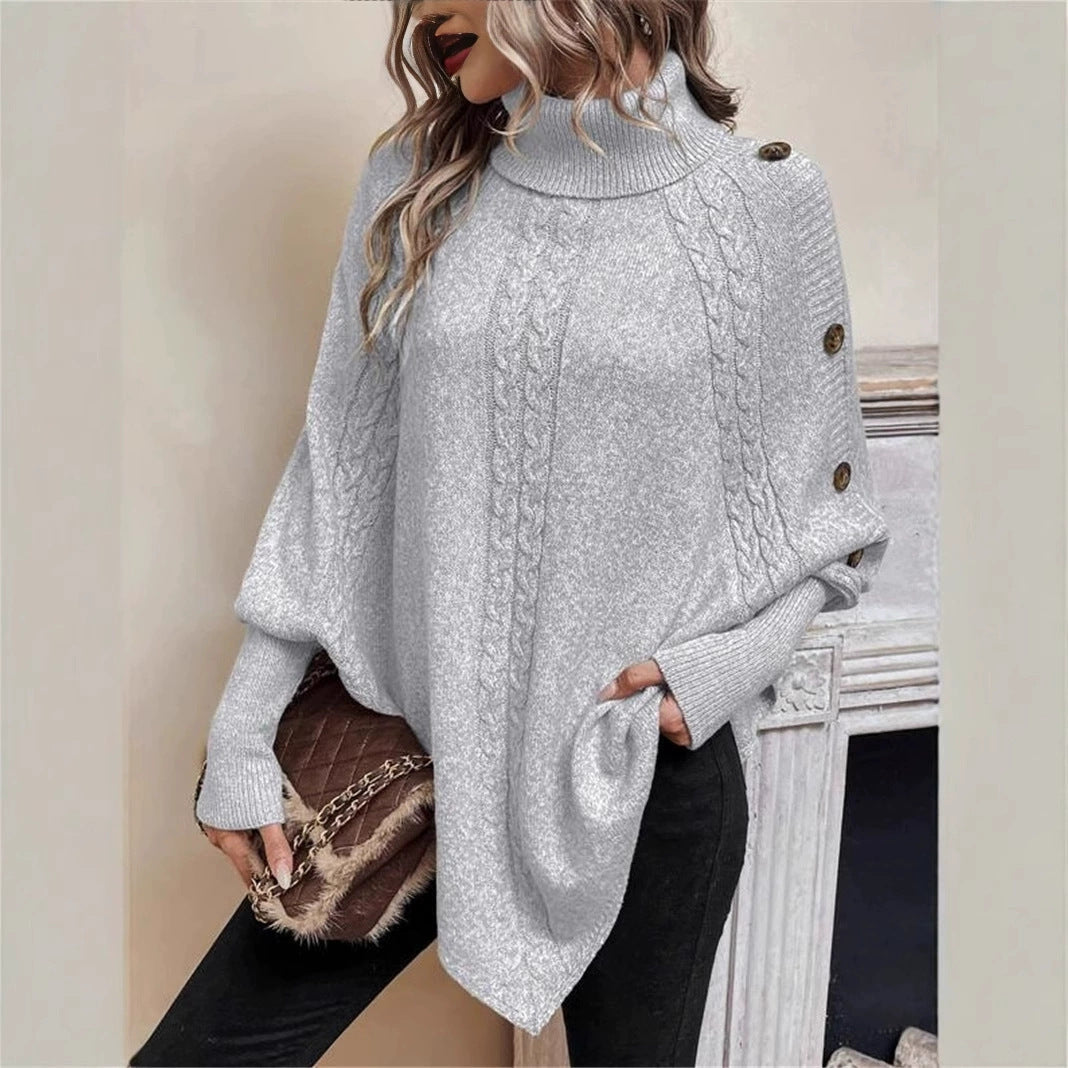Damen Strickpullover Rollkragen Norvielle