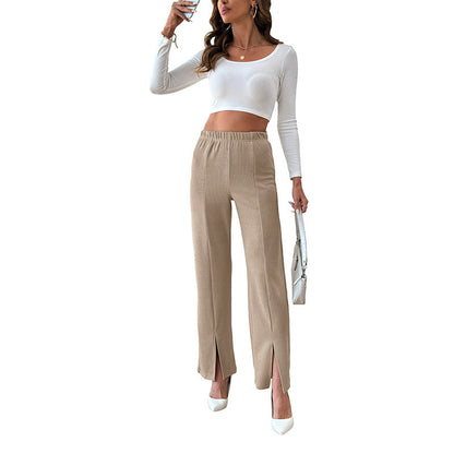 Damen Hosenträger Elegantes Design Seitenschlitze Norvielle