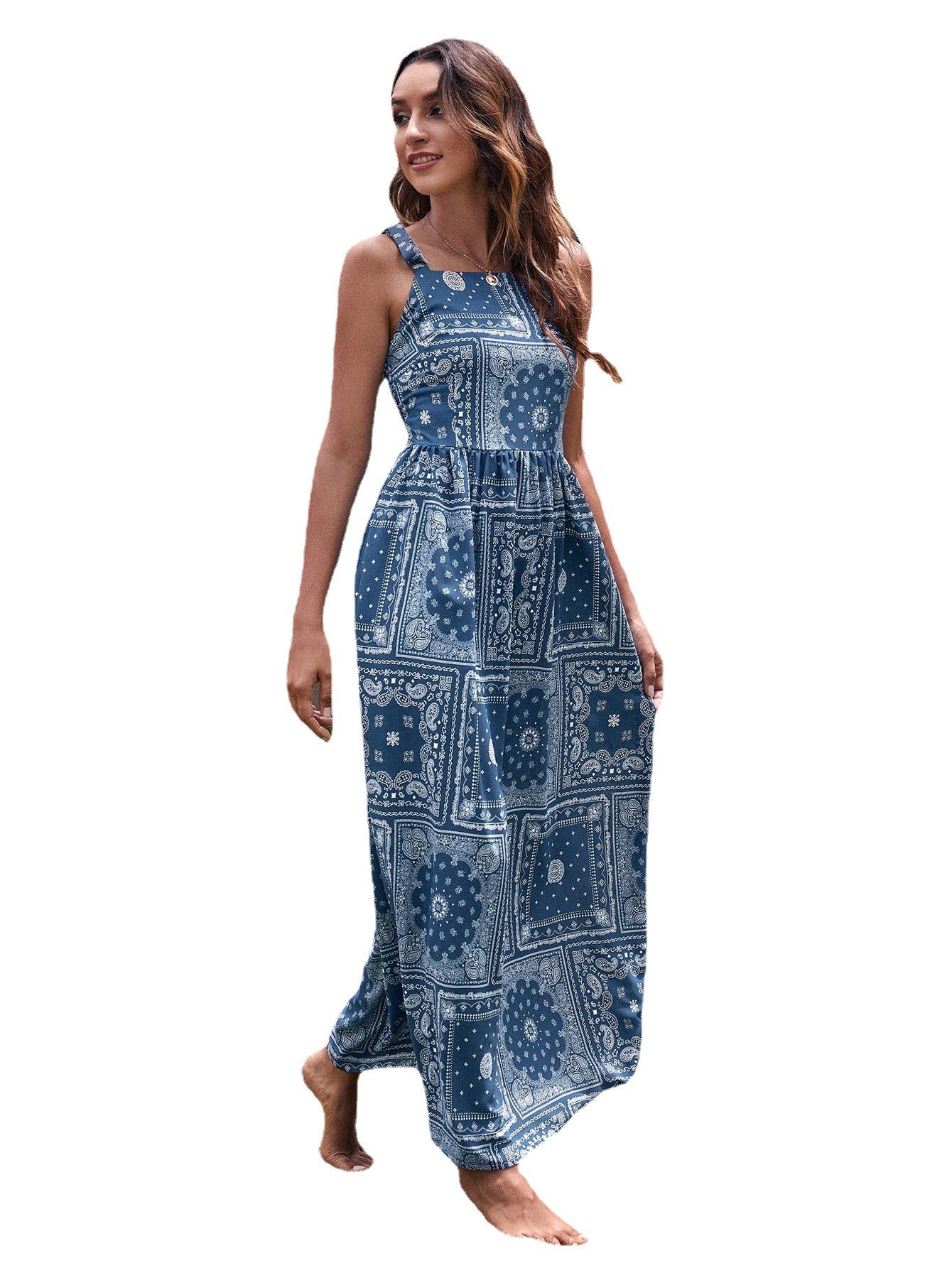 Damen Maxikleid Norvielle