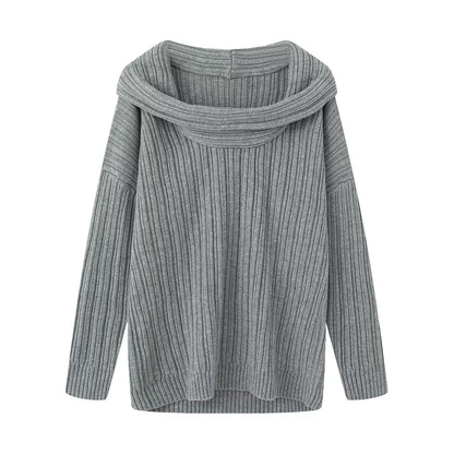 Damen Grobstrickpullover Rollkragen Norvielle