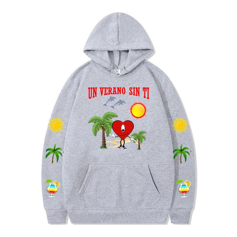 Damen Kapuzenpullover Sommermotiv Bequem Norvielle