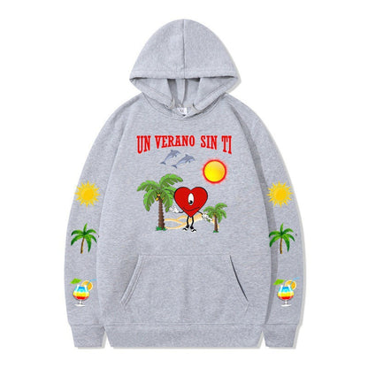 Damen Kapuzenpullover Sommermotiv Bequem Norvielle