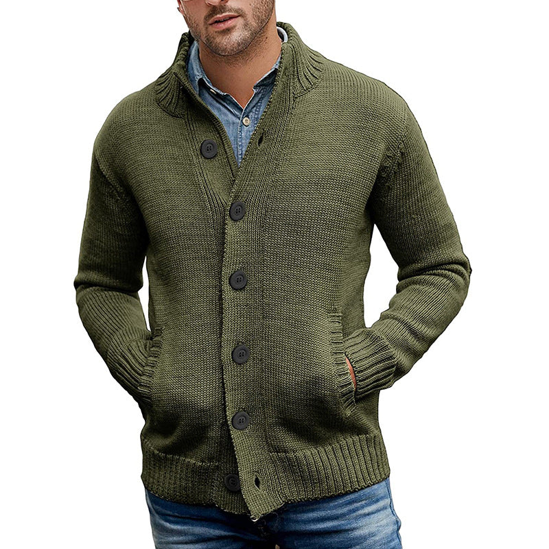 Herren Strickjacke Modern Komfortable Taschen
