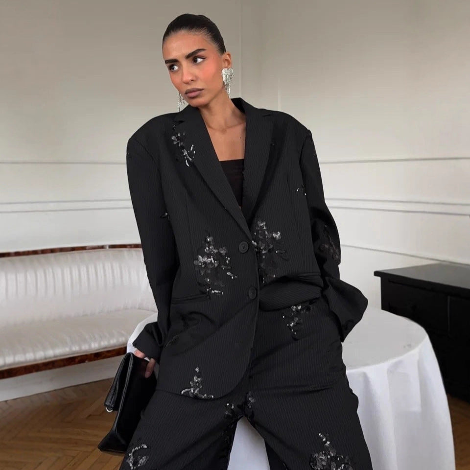 Damen Blazer-Set Norvielle Elegantes Design - Norvielle