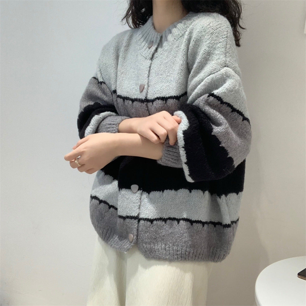 Damen Strickcardigan Gemustert Norvielle