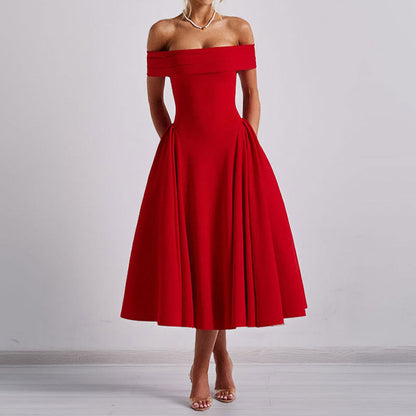Damen Abendkleid Leopard Norvielle