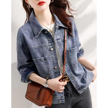 Damen Oversized Jeansjacke Norvielle