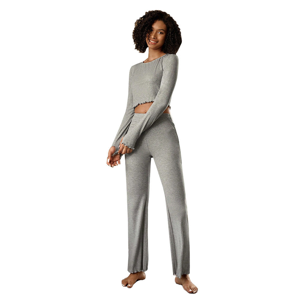 Damen Set Langärmlig Figurbetonende Leggings Norvielle