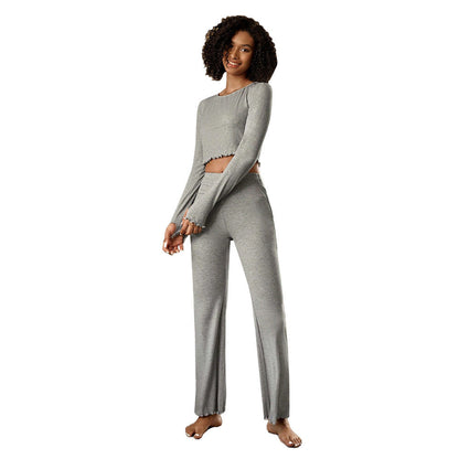Damen Set Langärmlig Figurbetonende Leggings Norvielle
