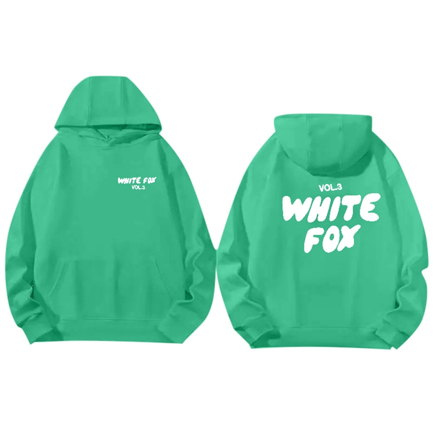 Herren Kapuzenpullover Streetwear Lässig Weiß