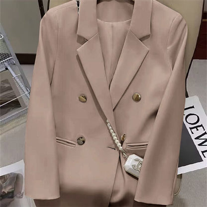 Damen Blazer Doppeltgefaltet Elegantes Design