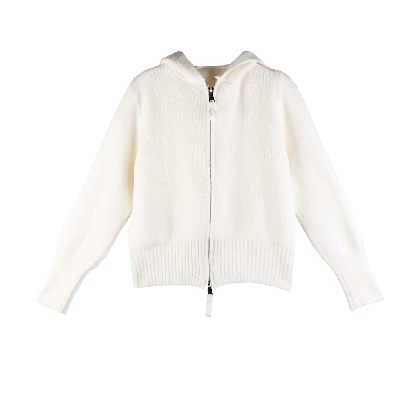 Damen Strickjacke Mit Hoodie Reißverschluss Leicht Norvielle
