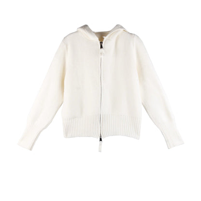 Damen Strickjacke Mit Hoodie Reißverschluss Leicht Norvielle
