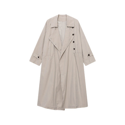 Damen Oversized Trenchcoat mit Taschen und Gürtel Norvielle