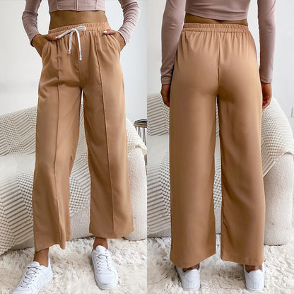 Damen Sport Hose Elastisch Hoch Tailliert Norvielle