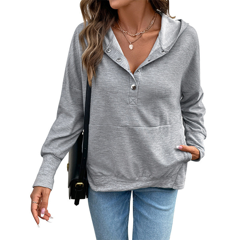 Damen Kapuzenpullover Lässig Warm Norvielle