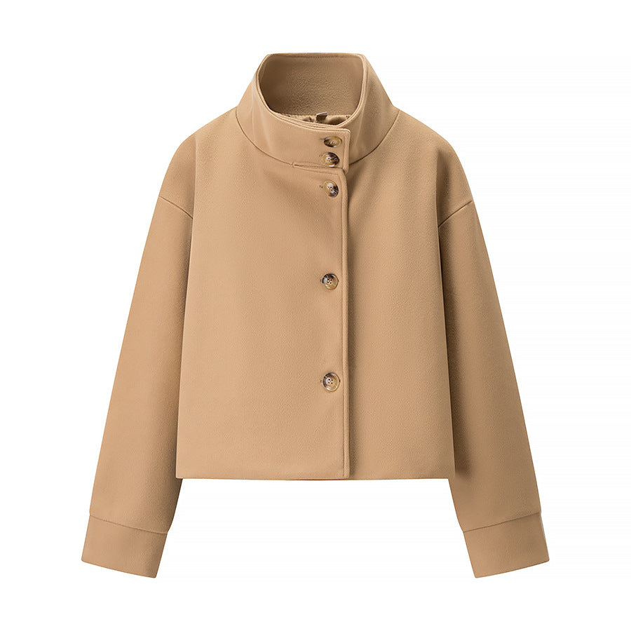 Damen Modische Jacke Stehkragen Norvielle