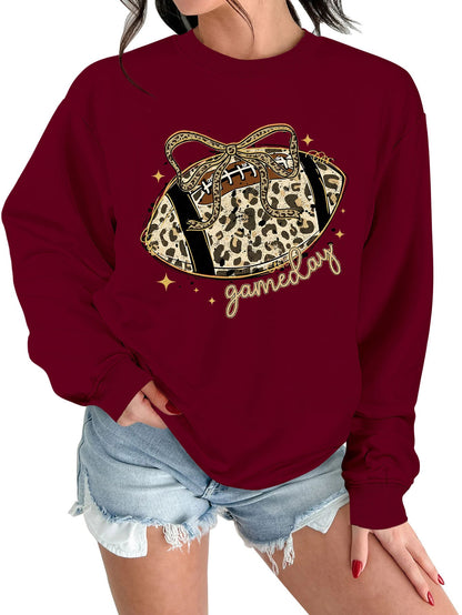 Damen Sweatshirt Sportmotiv Lässig Norvielle