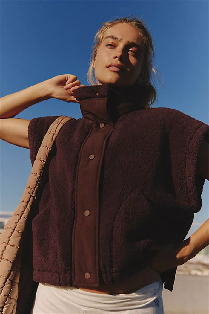 Damen Fleecejacke mit Kordelzügen Norvielle