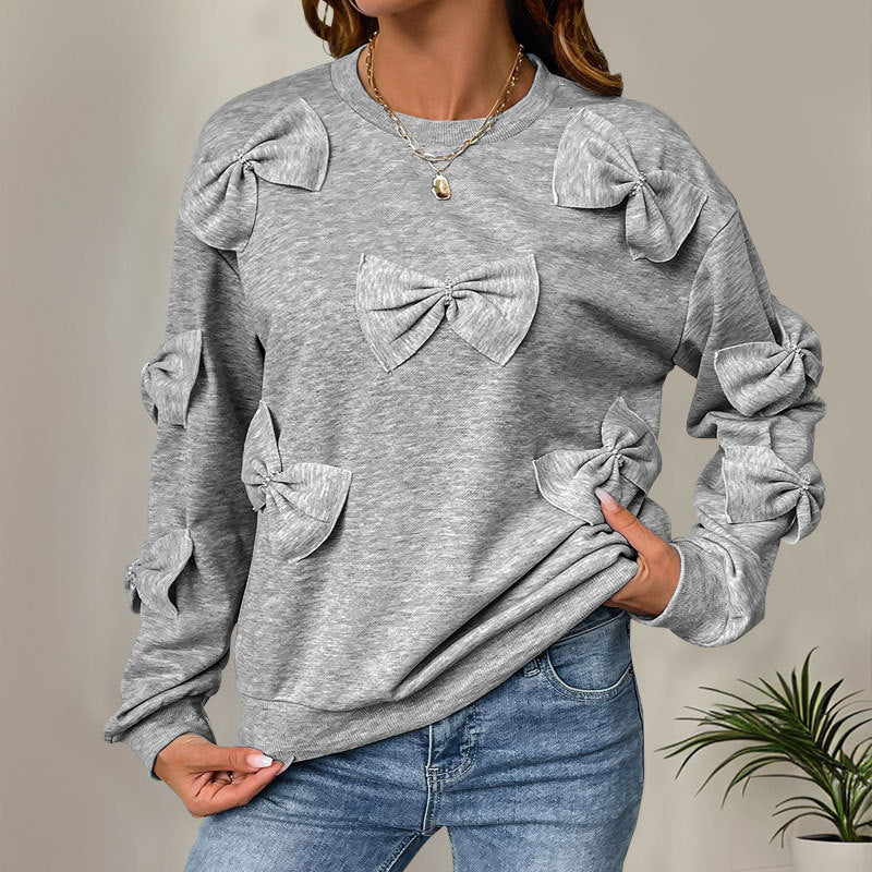Damen Sweatshirt Lässiger Schnitt Norvielle
