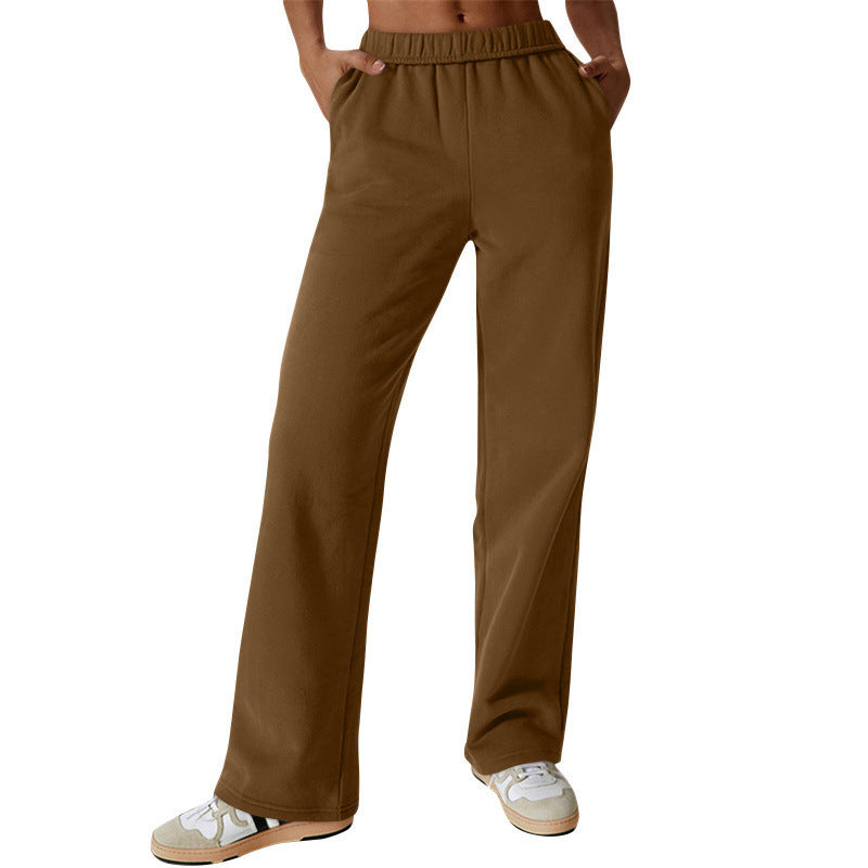 Damen Freizeithose Bequeme Passform Seitentaschen Norvielle