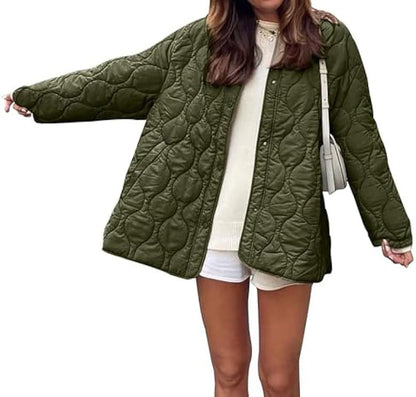 Damen Übergangsjacke Gesteppt Moderner Schnitt Norvielle