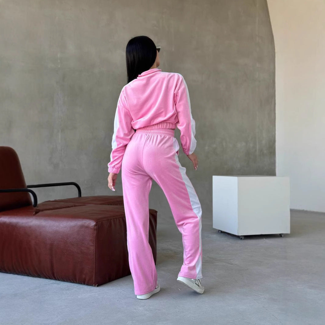 Damen Sportanzug Velours Norvielle
