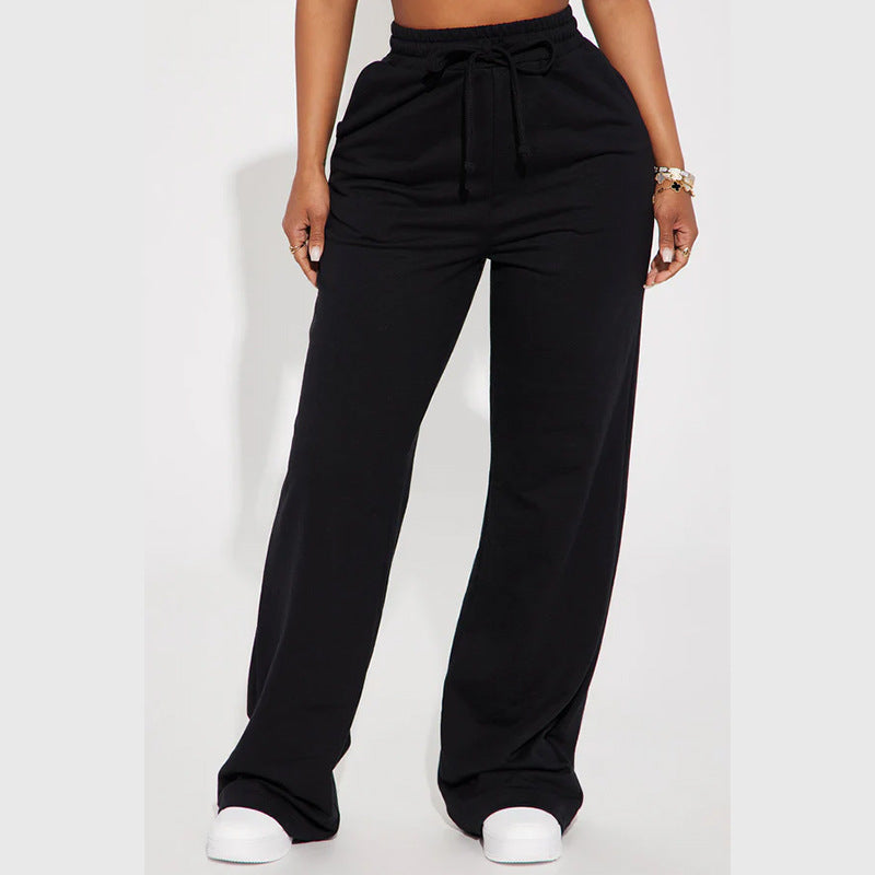 Damen Sweatpants Weite Passform Elastischer Bund Norvielle